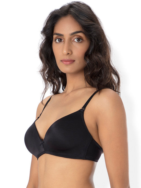 Pretty Secrets Bra Black B0017 - side view