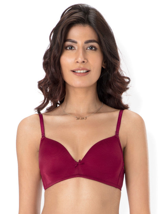 Pretty Secrets Bra Ruby Wine B0017 - detail view