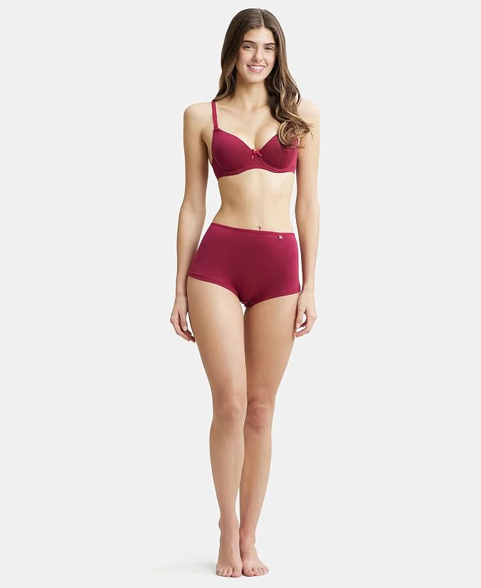 Jockey Bra Beet Red SS04 - side view
