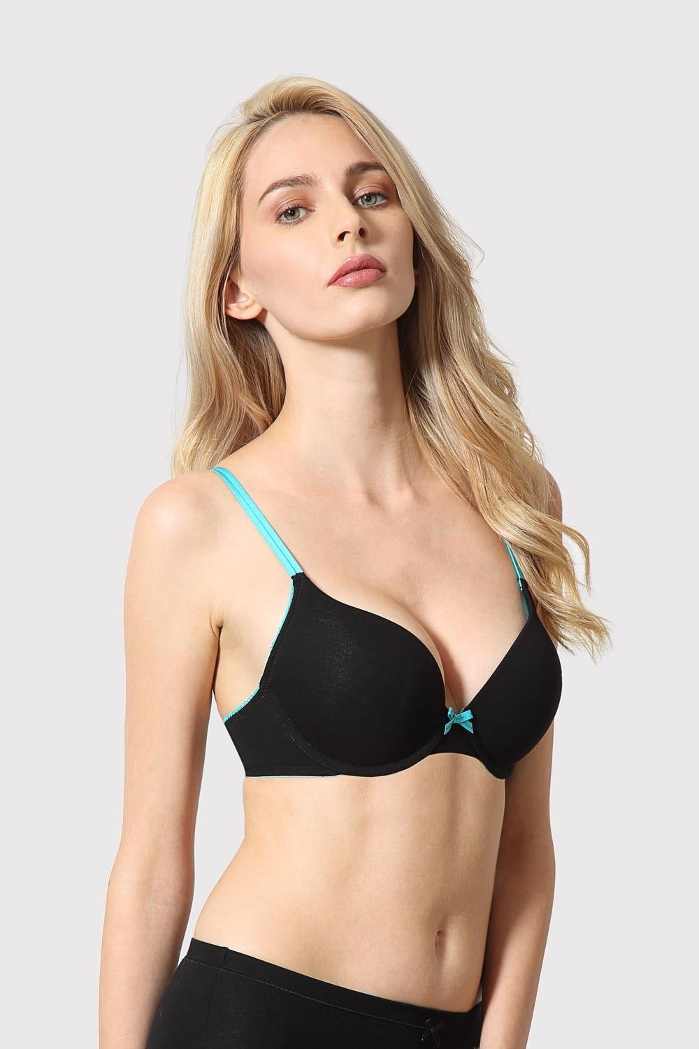 Van Heusen Bra Black 11012 - back view