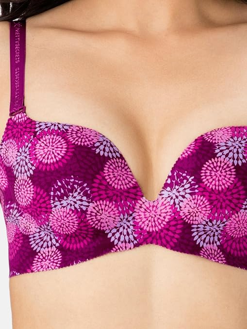 Pretty Secrets Bra Purple Floral B006SS18 - detail view