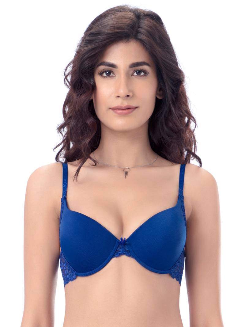 Pretty Secrets Bra Cobalt Blue B0008 - front view