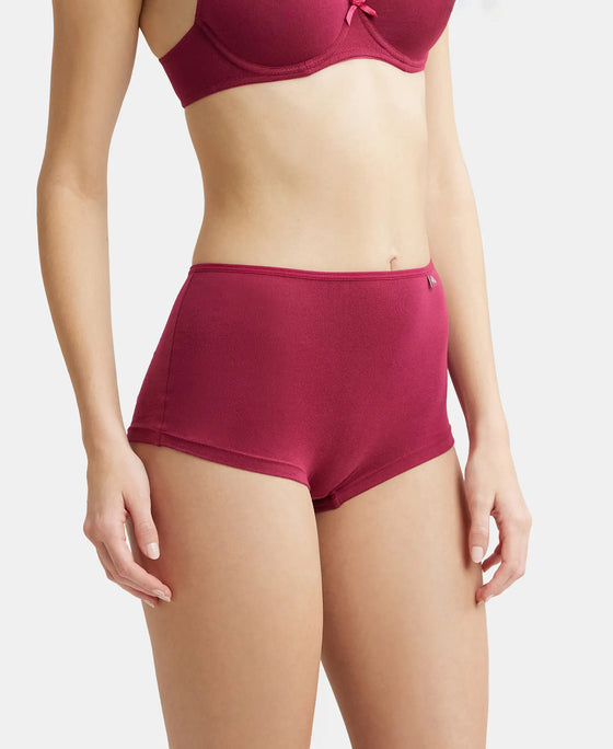 Jockey Panty Beet Red SS04 - back view