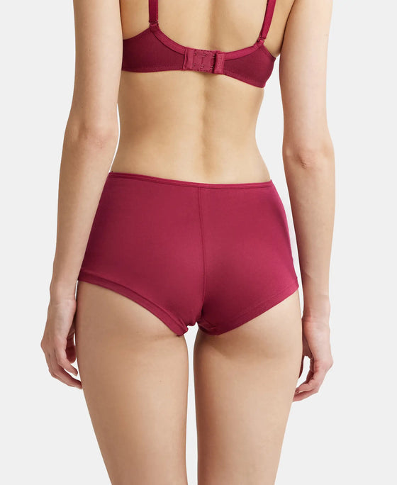 Jockey Panty Beet Red SS04 - side view