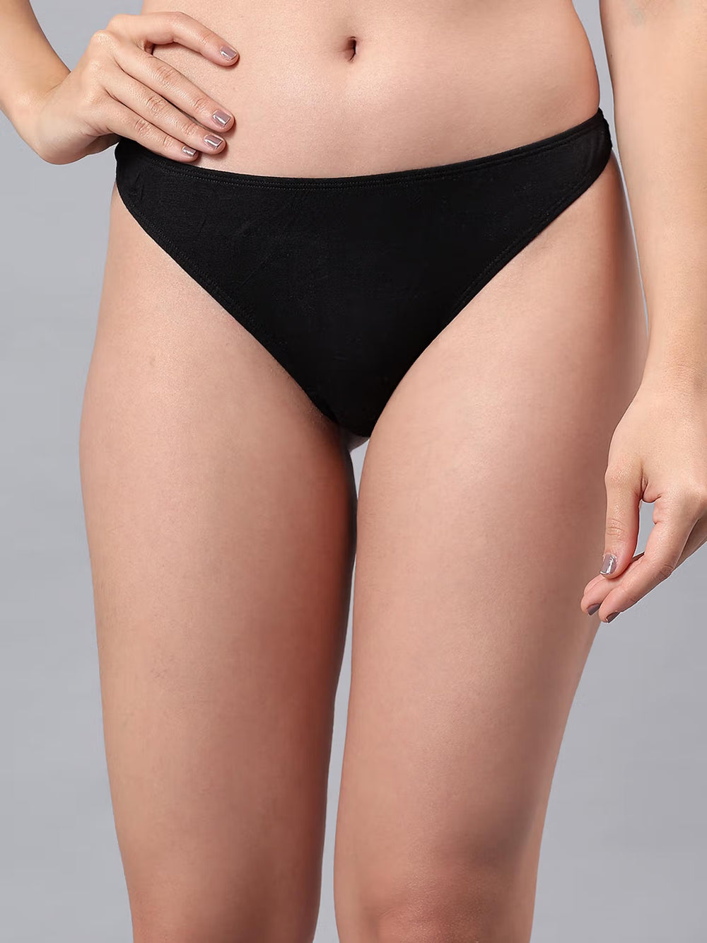 Mystré Noir Lace Thong